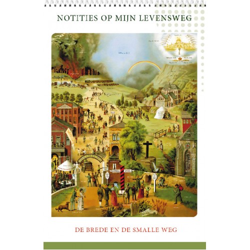 Notities op mijn levensweg bij de brede en de smalle weg (spiraal bovenzijde)